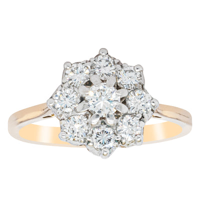 Deja Vu 18ct Yellow Gold .79ct Diamond Ring-Ring-Walker & Hall