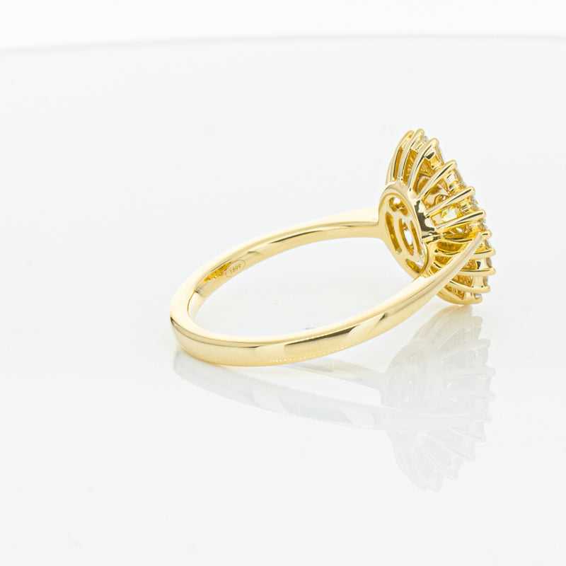 18ct Yellow Gold Yellow Diamond Ring-Ring-Walker & Hall