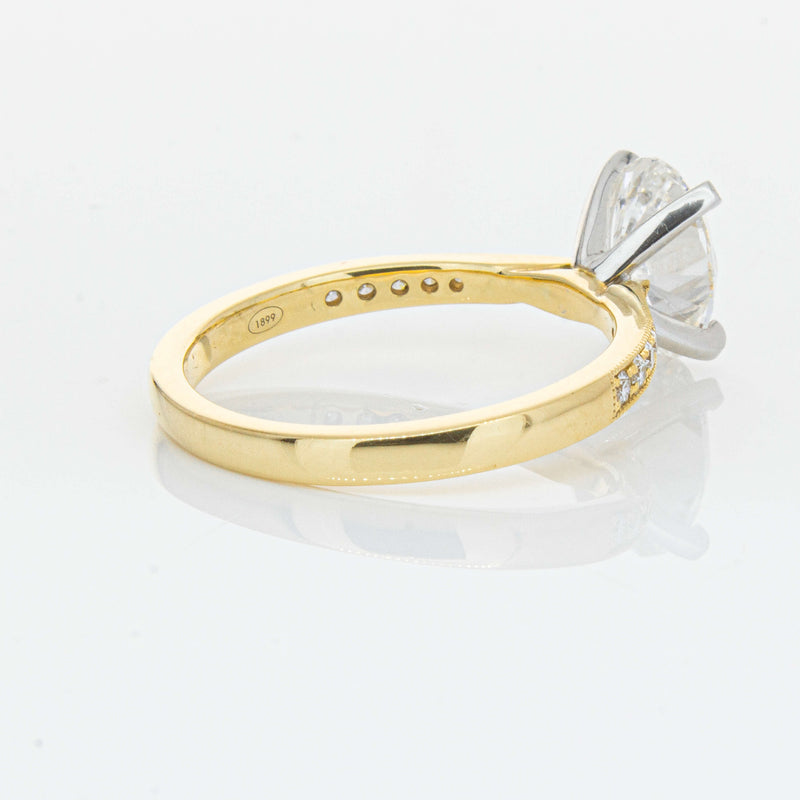 18ct Yellow Gold 1.50ct Oval Diamond Zenith Ring-Ring-Walker & Hall