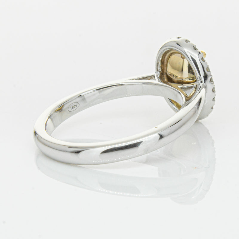 18ct White Gold Yellow Oval Cut 2.01ct Diamond Nina Ring-Ring-Walker & Hall