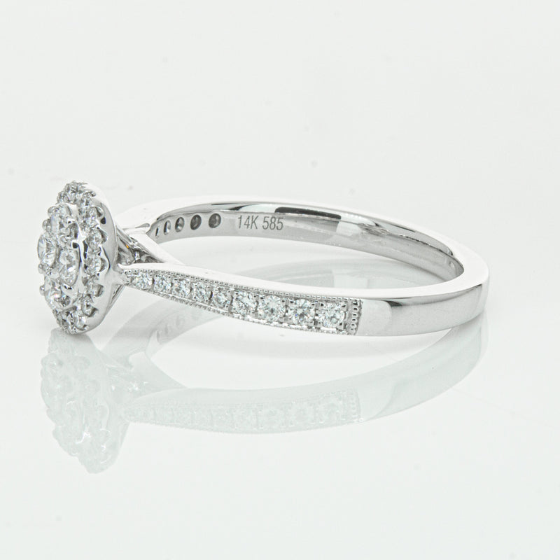 14ct White Gold .44ct Diamond Phoebe Ring-Ring-Walker & Hall