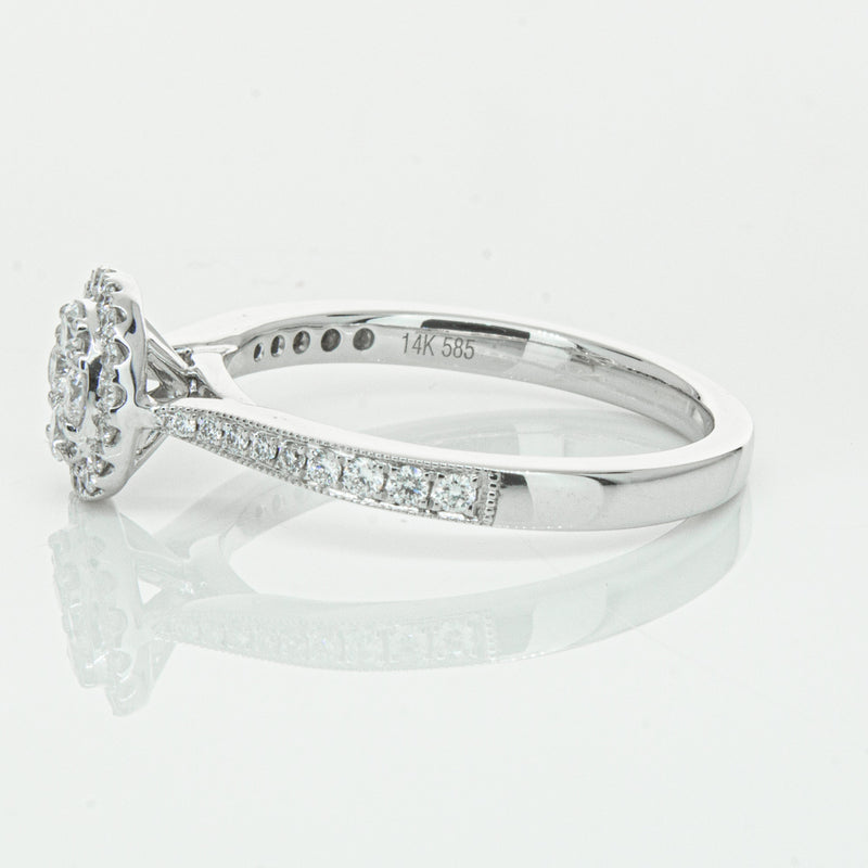 14ct White Gold .44ct Diamond Phoebe Ring-Ring-Walker & Hall