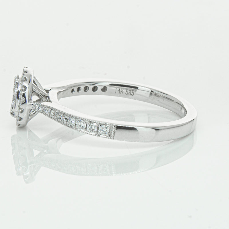 14ct White Gold .44ct Diamond Phoebe Ring-Ring-Walker & Hall