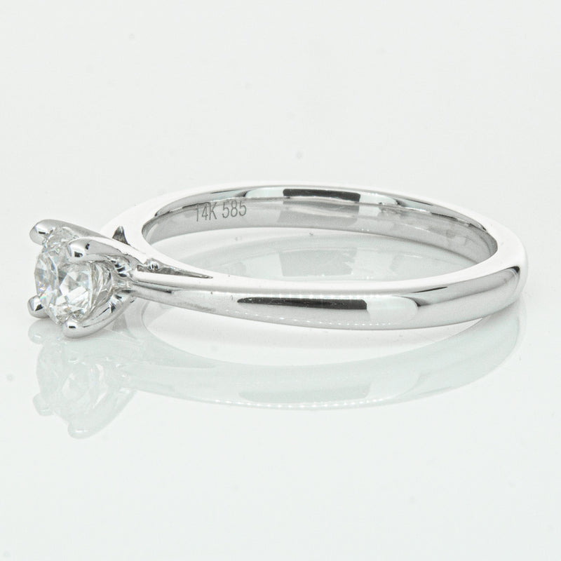 14ct White Gold .50ct Diamond Luna Ring-Ring-Walker & Hall