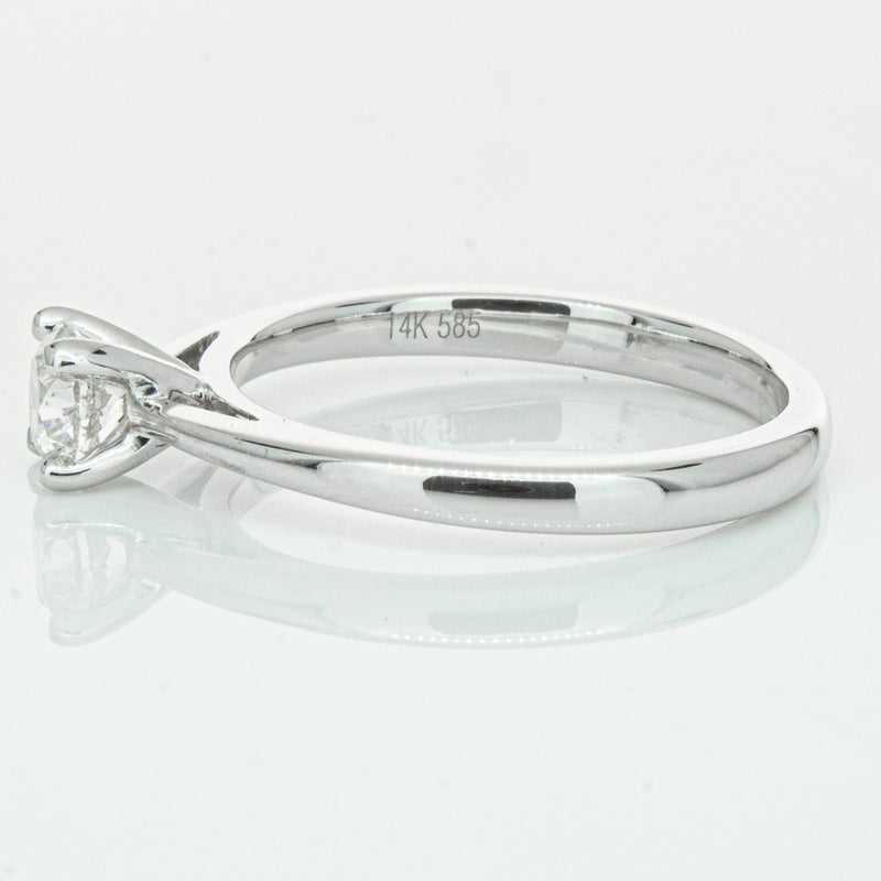 14ct White Gold .50ct Diamond Luna Ring-Ring-Walker & Hall