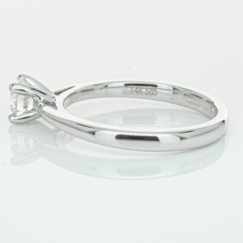 14ct White Gold .50ct Diamond Luna Ring-Ring-Walker & Hall