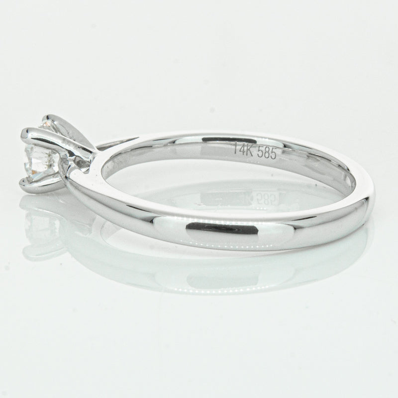 14ct White Gold .50ct Diamond Luna Ring-Ring-Walker & Hall