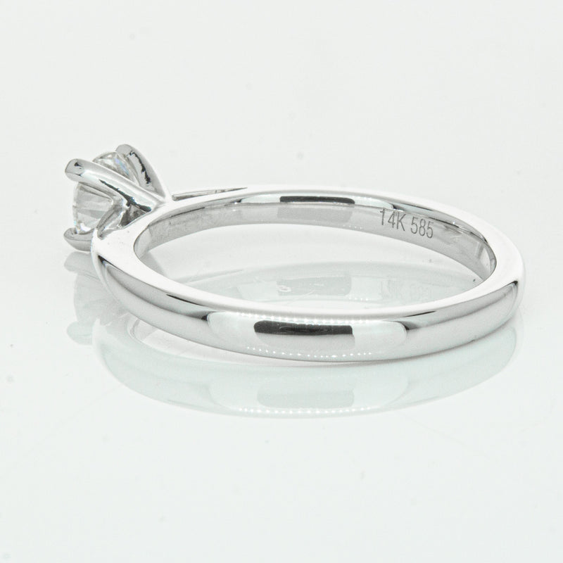 14ct White Gold .50ct Diamond Luna Ring-Ring-Walker & Hall