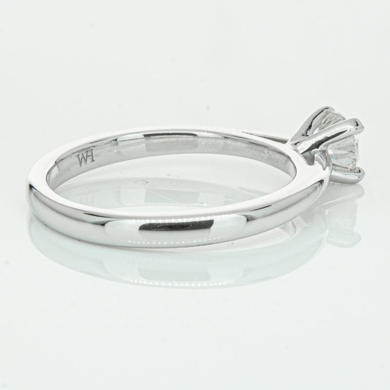 14ct White Gold .50ct Diamond Luna Ring-Ring-Walker & Hall