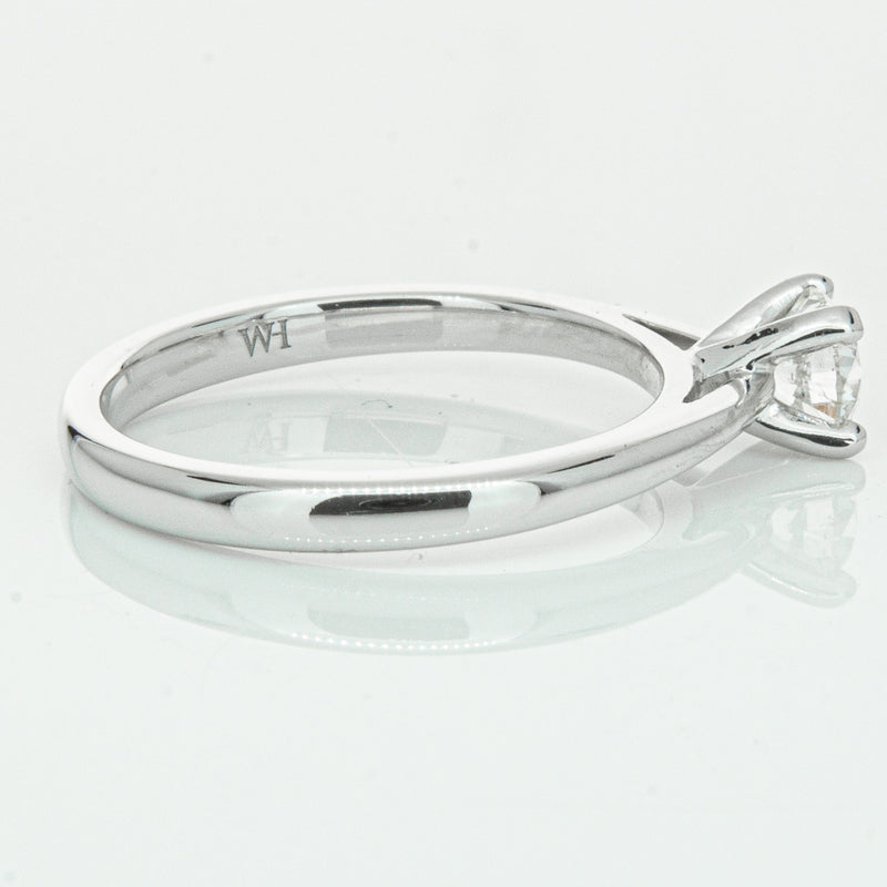 14ct White Gold .50ct Diamond Luna Ring-Ring-Walker & Hall