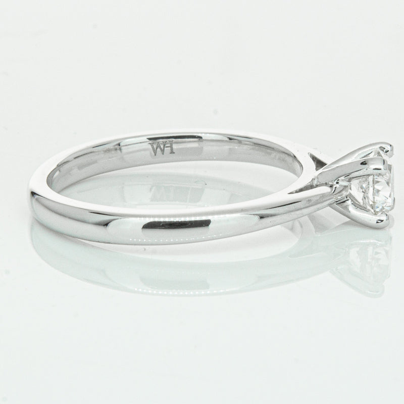 14ct White Gold .50ct Diamond Luna Ring-Ring-Walker & Hall