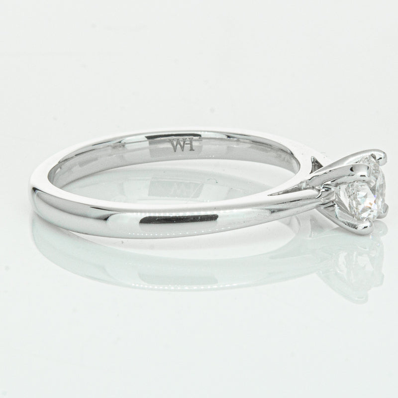 14ct White Gold .50ct Diamond Luna Ring-Ring-Walker & Hall