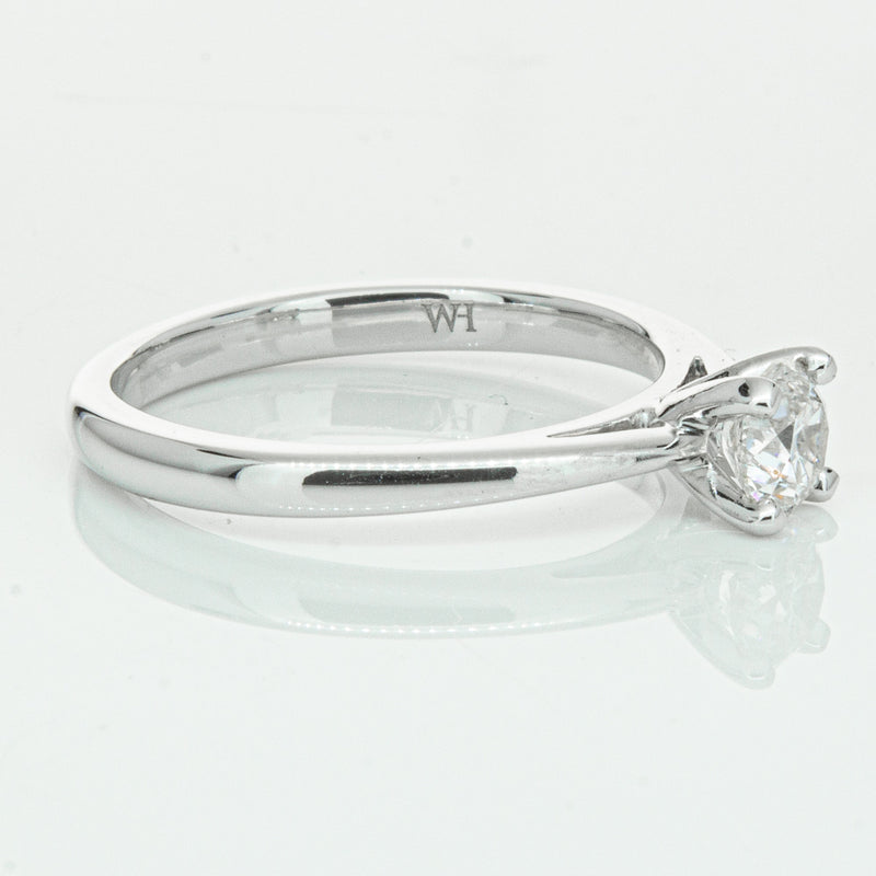 14ct White Gold .50ct Diamond Luna Ring-Ring-Walker & Hall