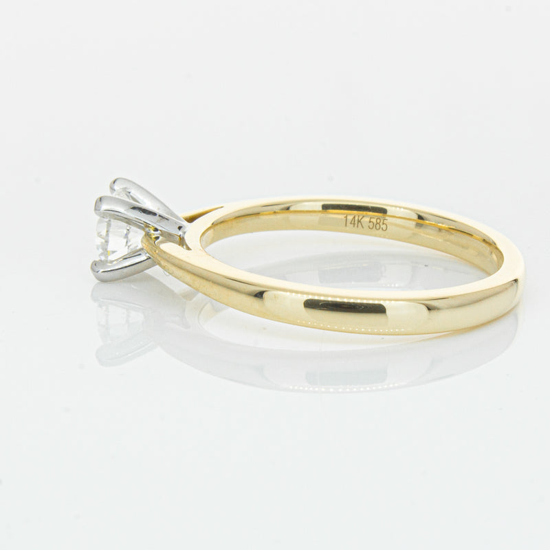 14ct Yellow Gold .50ct Diamond Luna Ring-Ring-Walker & Hall