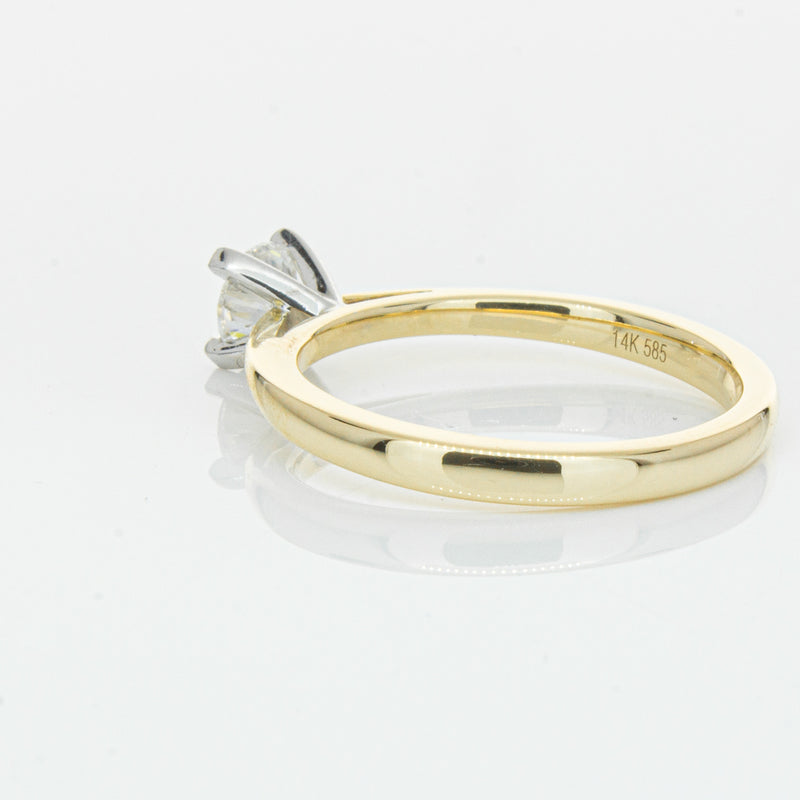 14ct Yellow Gold .50ct Diamond Luna Ring-Ring-Walker & Hall