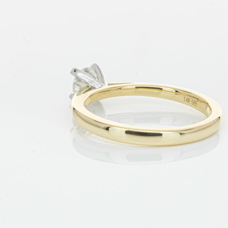 14ct Yellow Gold .50ct Diamond Luna Ring-Ring-Walker & Hall