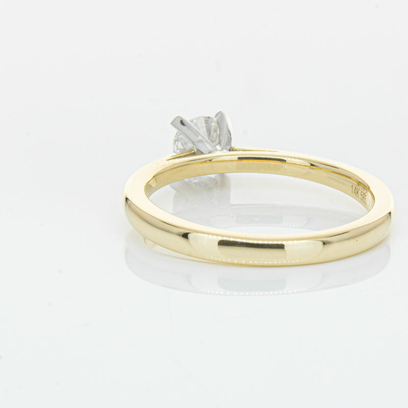 14ct Yellow Gold .50ct Diamond Luna Ring-Ring-Walker & Hall