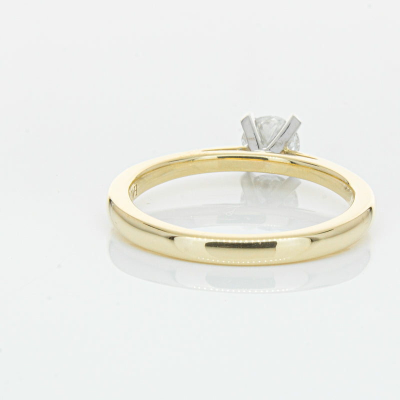 14ct Yellow Gold .50ct Diamond Luna Ring-Ring-Walker & Hall