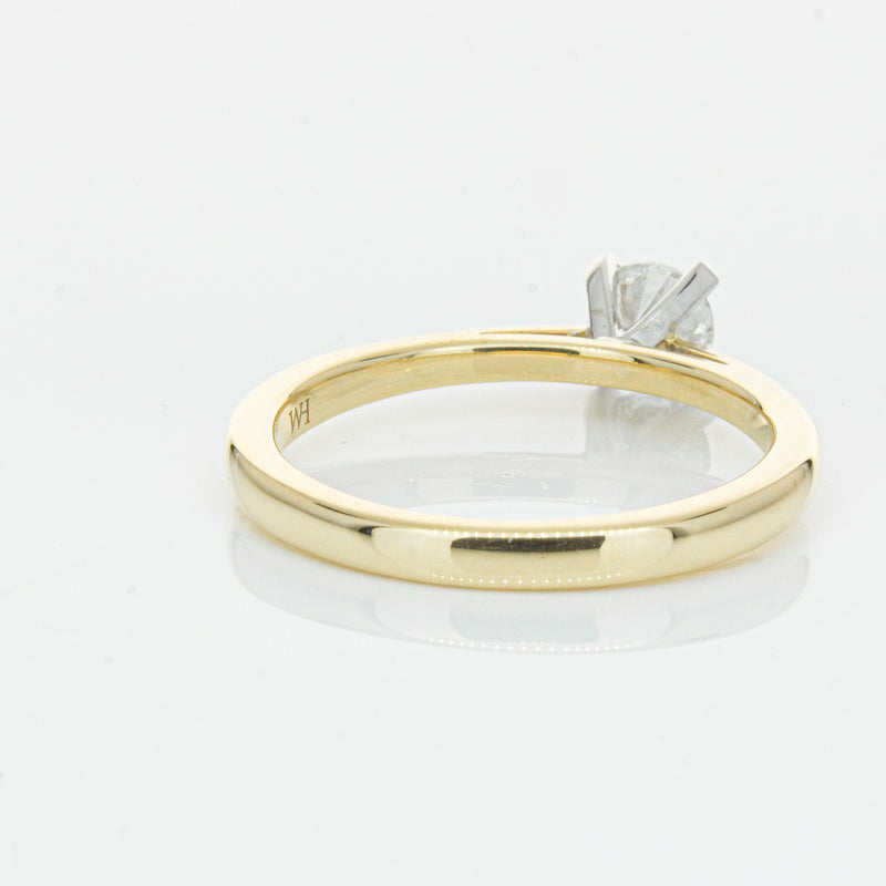 14ct Yellow Gold .50ct Diamond Luna Ring-Ring-Walker & Hall