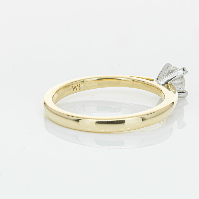 14ct Yellow Gold .50ct Diamond Luna Ring-Ring-Walker & Hall