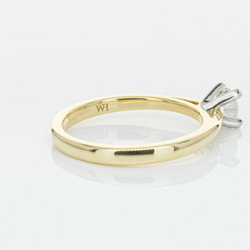 14ct Yellow Gold .50ct Diamond Luna Ring-Ring-Walker & Hall