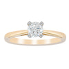 14ct Yellow Gold .50ct Diamond Luna Ring-Ring-Walker & Hall