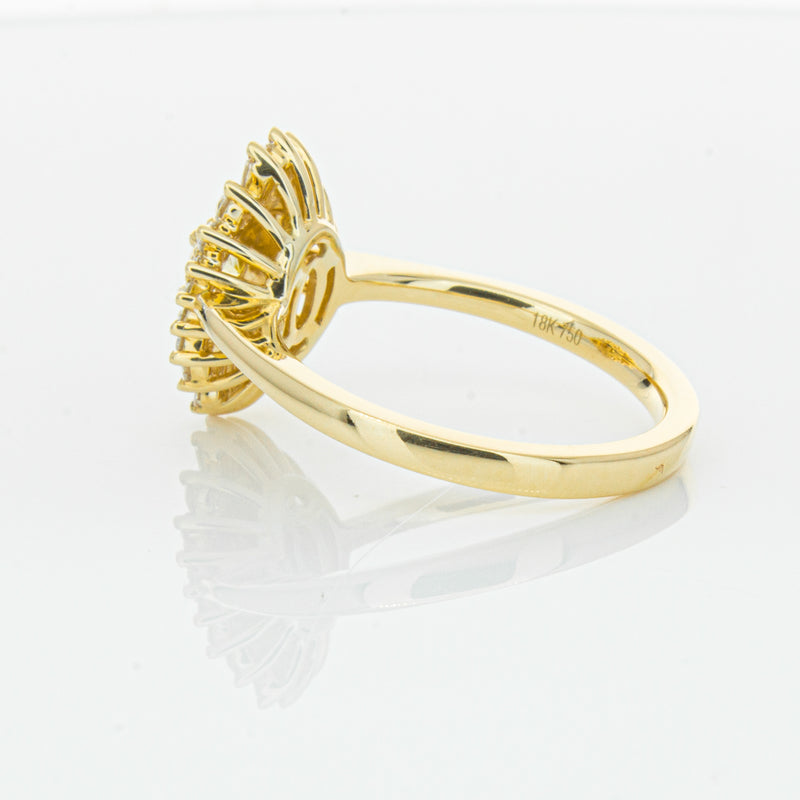 18ct Yellow Gold .16ct Yellow Diamond Kira Ring-Ring-Walker & Hall