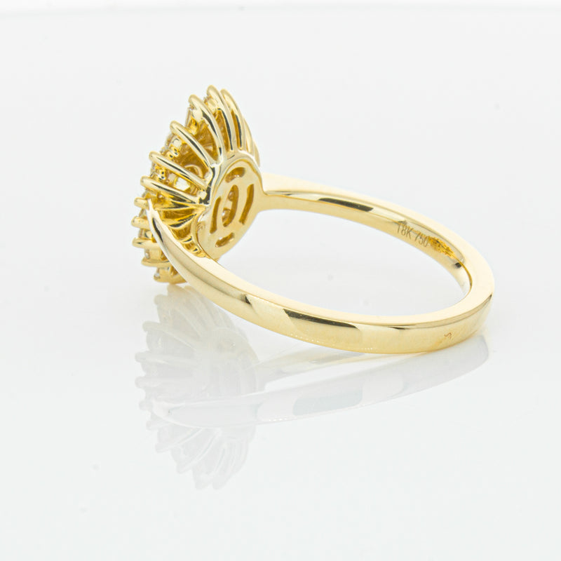 18ct Yellow Gold .16ct Yellow Diamond Kira Ring-Ring-Walker & Hall