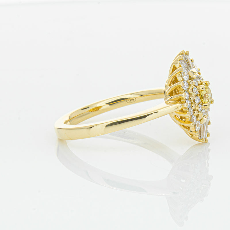 18ct Yellow Gold .16ct Yellow Diamond Kira Ring-Ring-Walker & Hall