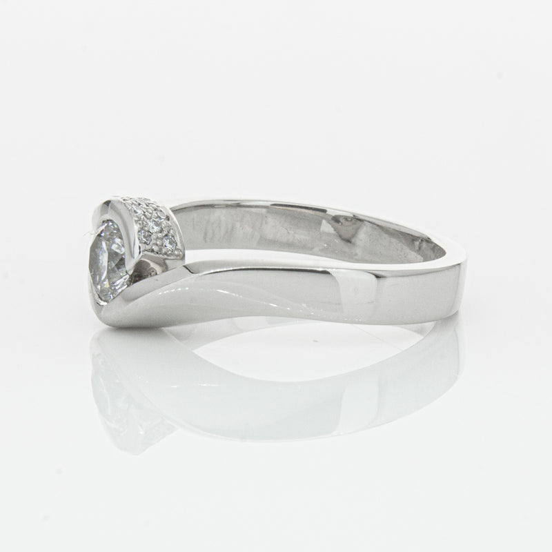 Deja Vu Platinum .55ct Diamond Ring-Ring-Walker & Hall