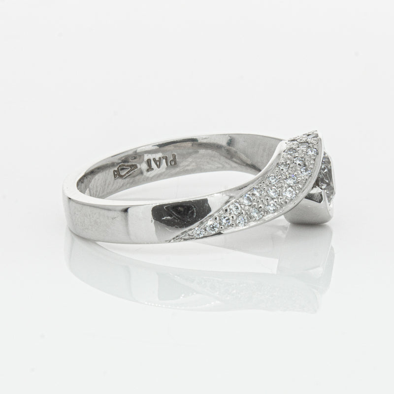 Deja Vu Platinum .55ct Diamond Ring-Ring-Walker & Hall