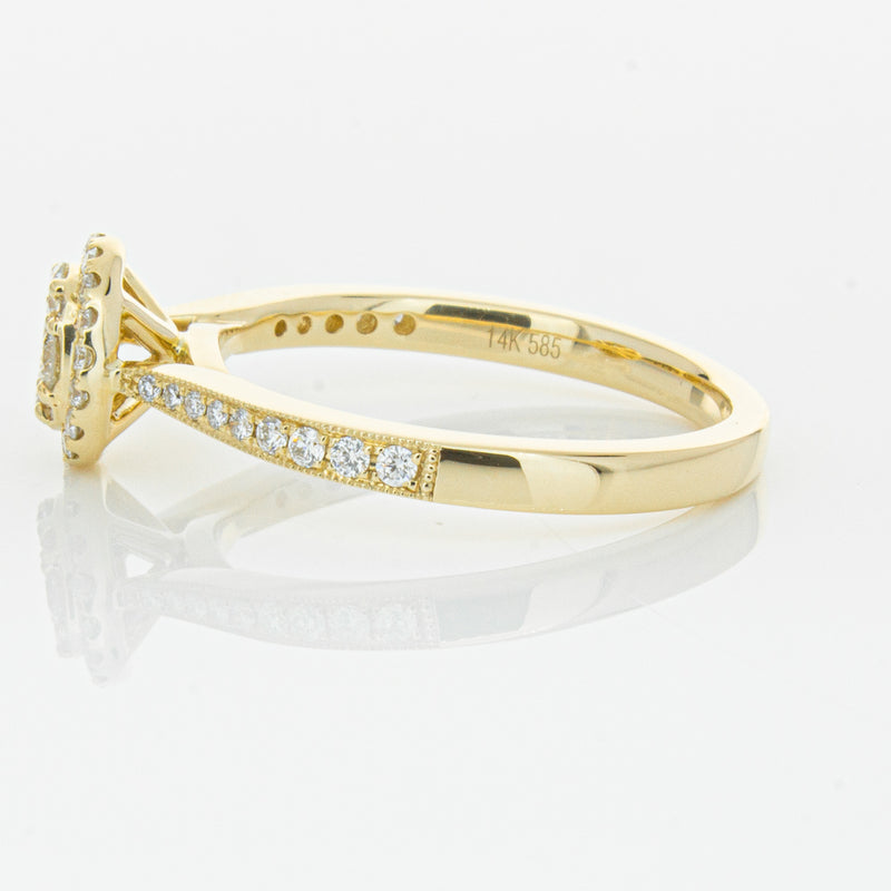 14ct Yellow Gold .44ct Diamond Phoebe Ring-Ring-Walker & Hall
