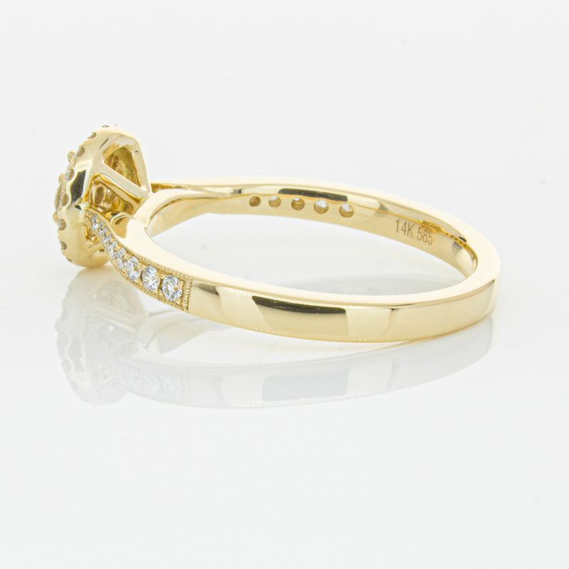 14ct Yellow Gold .44ct Diamond Phoebe Ring-Ring-Walker & Hall