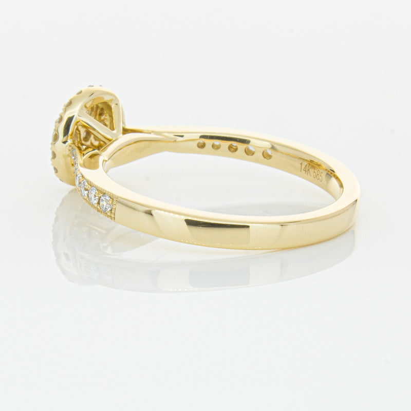 14ct Yellow Gold .44ct Diamond Phoebe Ring-Ring-Walker & Hall