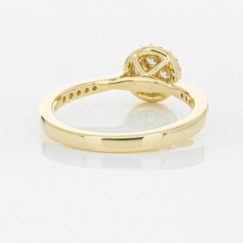 14ct Yellow Gold .44ct Diamond Phoebe Ring-Ring-Walker & Hall