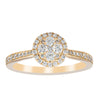 14ct Yellow Gold .44ct Diamond Phoebe Ring-Ring-Walker & Hall