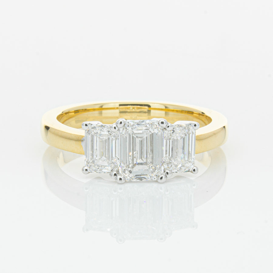 18ct Yellow & White Gold 1.96ct Odyssey Diamond Ring-Ring-Walker & Hall