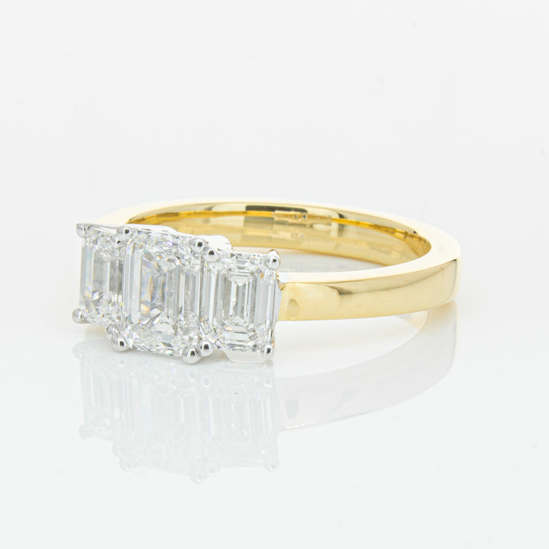 18ct Yellow & White Gold 1.96ct Odyssey Diamond Ring-Ring-Walker & Hall