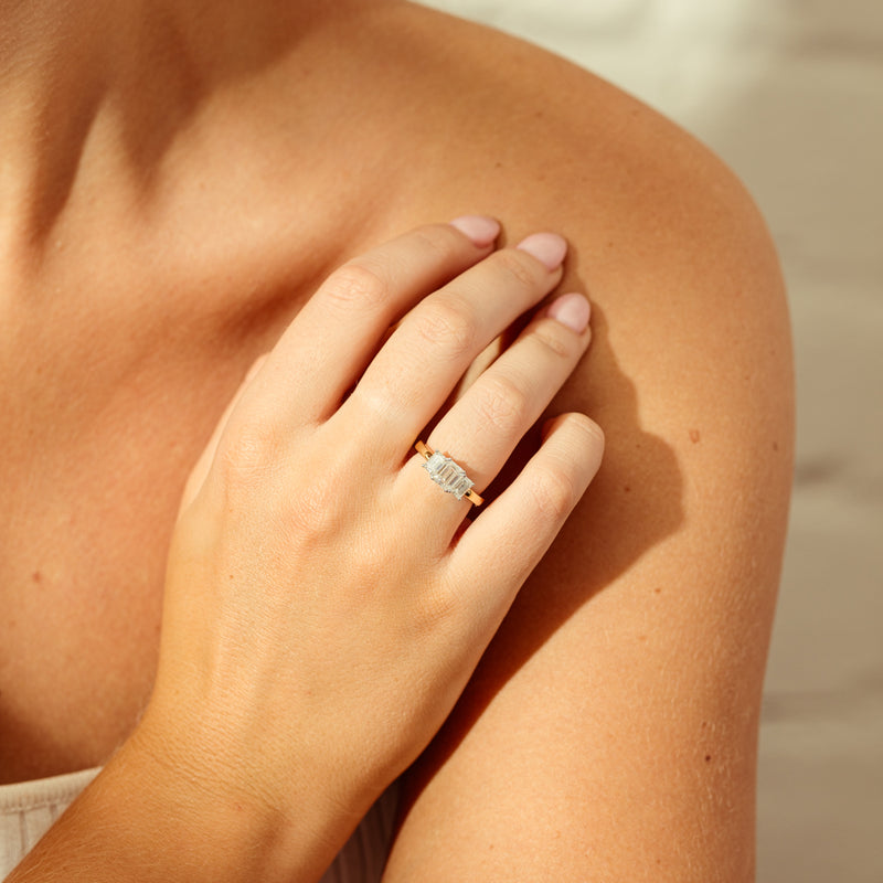 18ct Yellow & White Gold 1.96ct Odyssey Diamond Ring-Ring-Walker & Hall