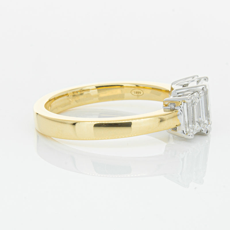 18ct Yellow & White Gold 1.96ct Odyssey Diamond Ring-Ring-Walker & Hall