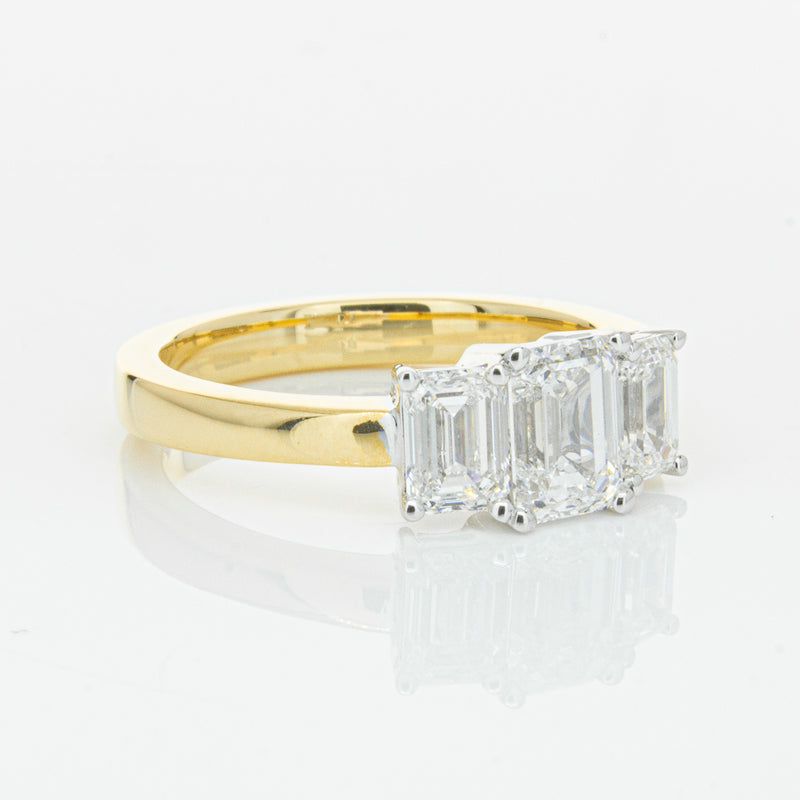 18ct Yellow & White Gold 1.96ct Odyssey Diamond Ring-Ring-Walker & Hall