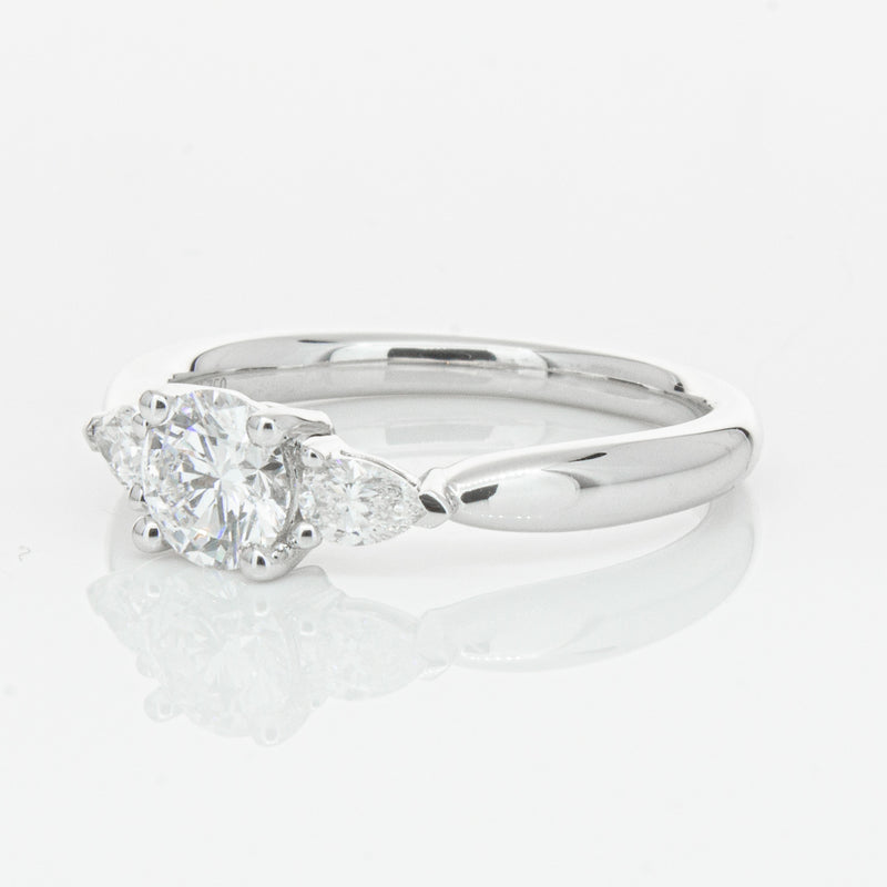 18ct White Gold .62ct Diamond Ayla Ring-Ring-Walker & Hall