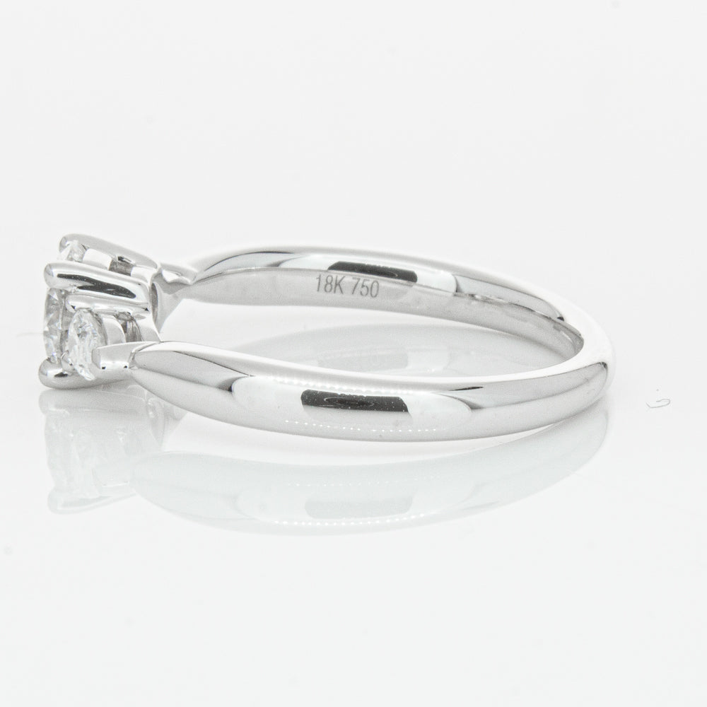 18ct White Gold .62ct Diamond Ayla Ring-Ring-Walker & Hall
