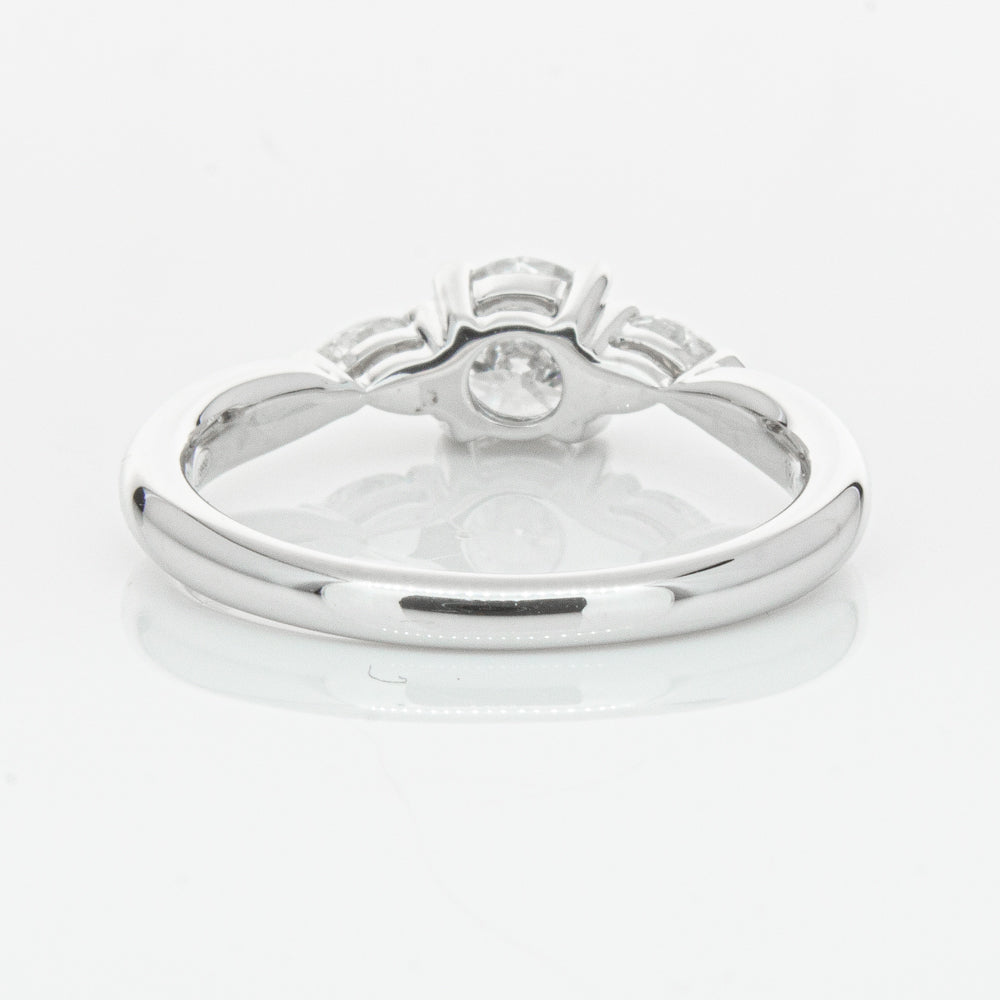 18ct White Gold .62ct Diamond Ayla Ring-Ring-Walker & Hall
