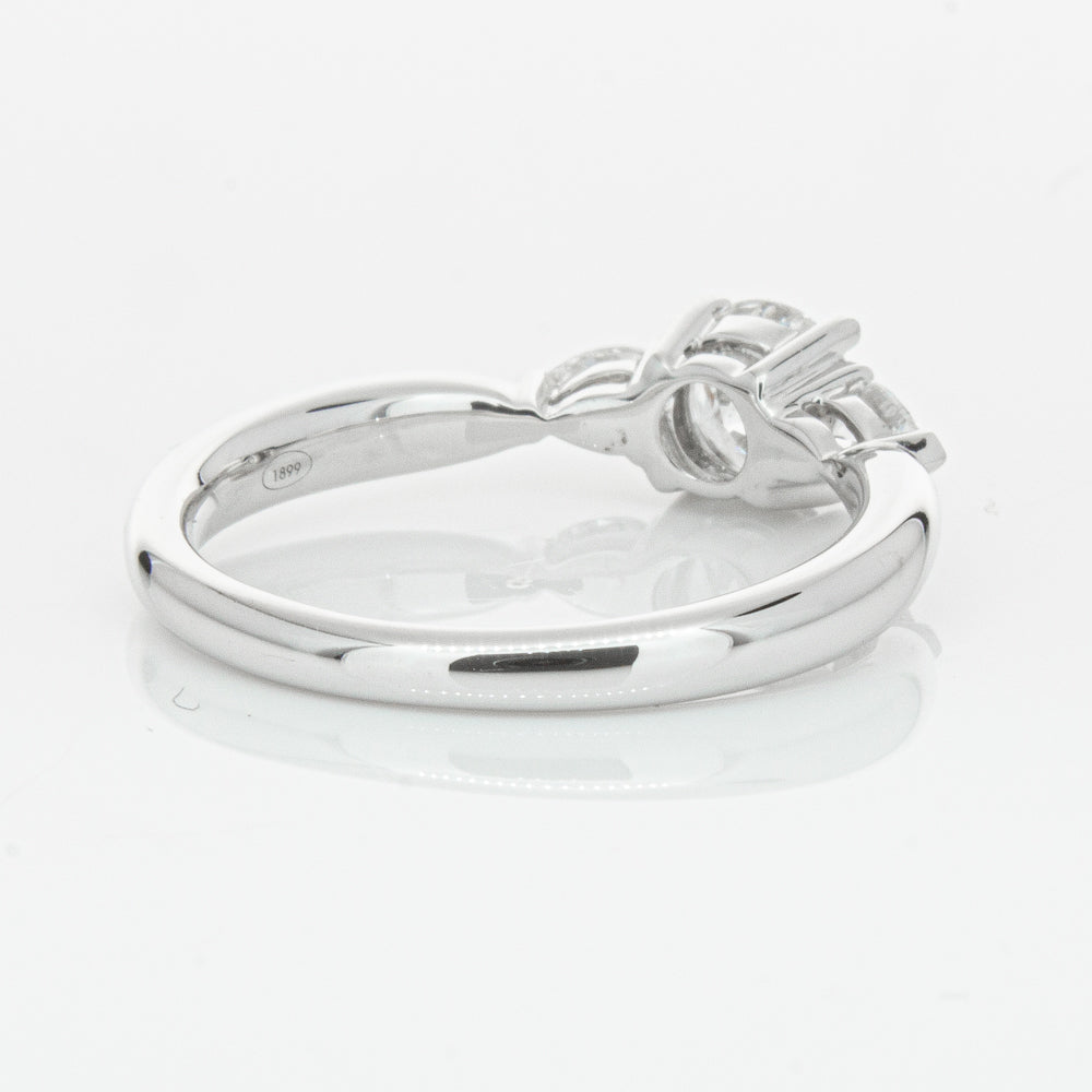 18ct White Gold .62ct Diamond Ayla Ring-Ring-Walker & Hall