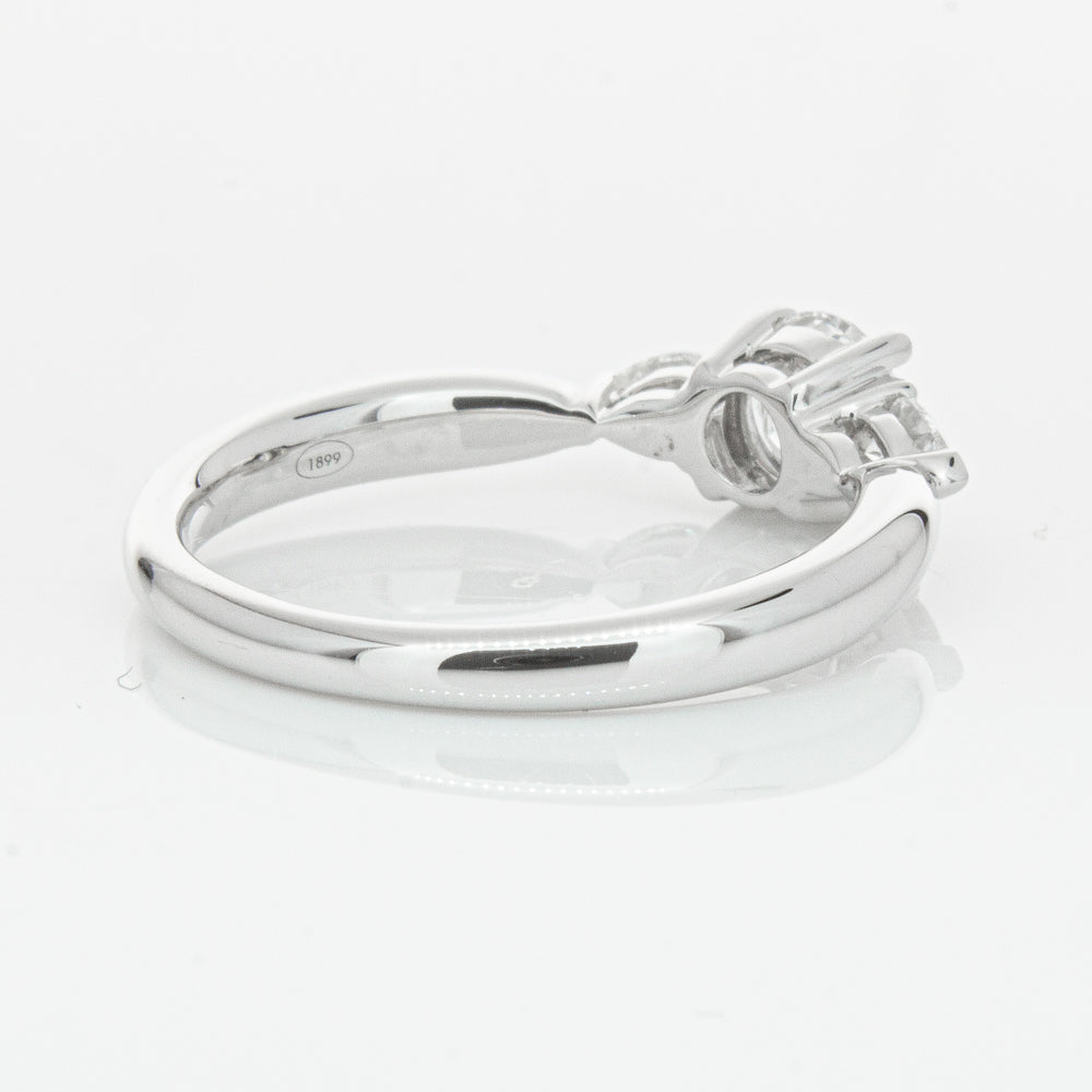 18ct White Gold .62ct Diamond Ayla Ring-Ring-Walker & Hall