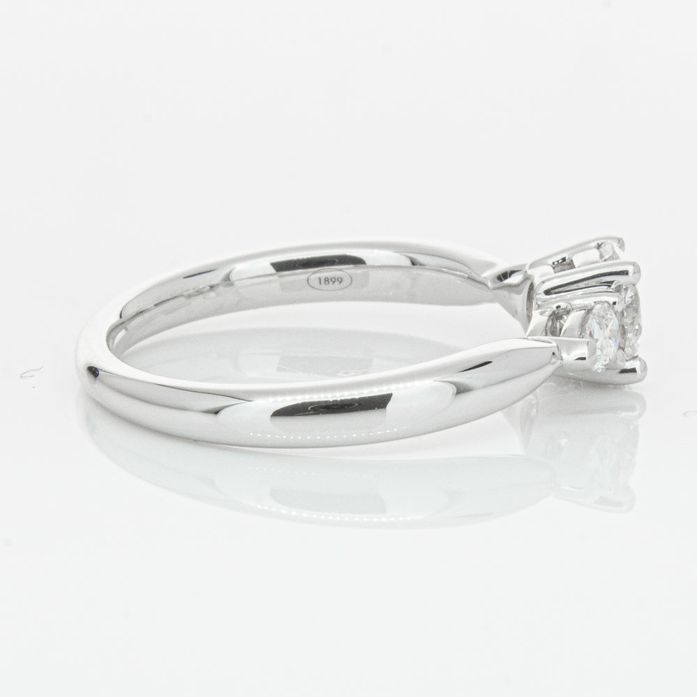 18ct White Gold .62ct Diamond Ayla Ring-Ring-Walker & Hall