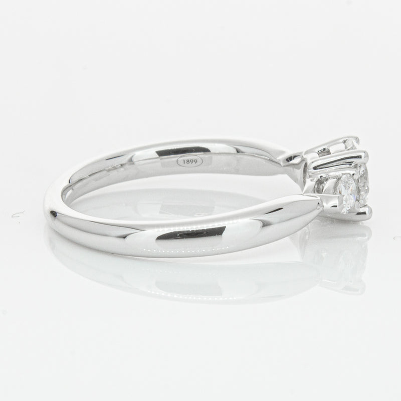 18ct White Gold .62ct Diamond Ayla Ring-Ring-Walker & Hall
