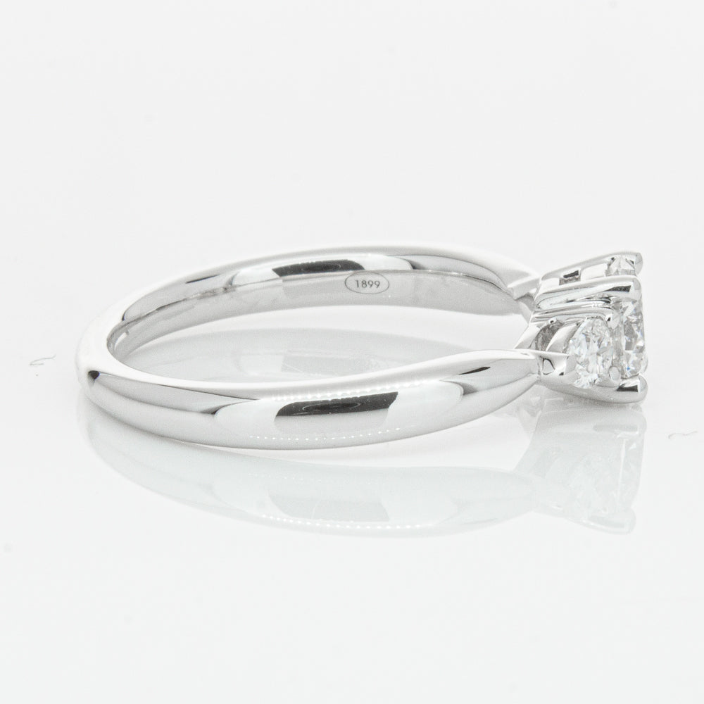 18ct White Gold .62ct Diamond Ayla Ring-Ring-Walker & Hall
