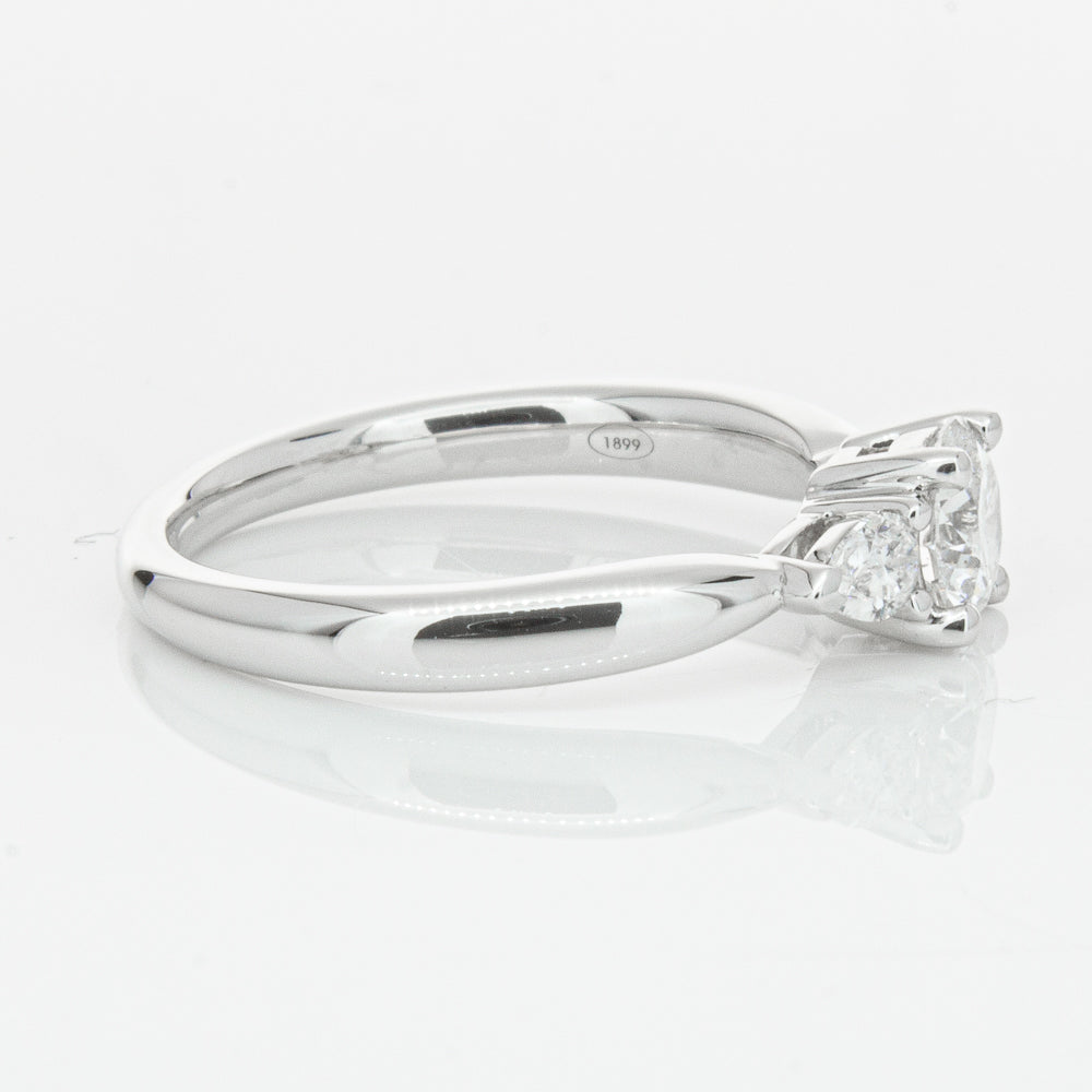 18ct White Gold .62ct Diamond Ayla Ring-Ring-Walker & Hall